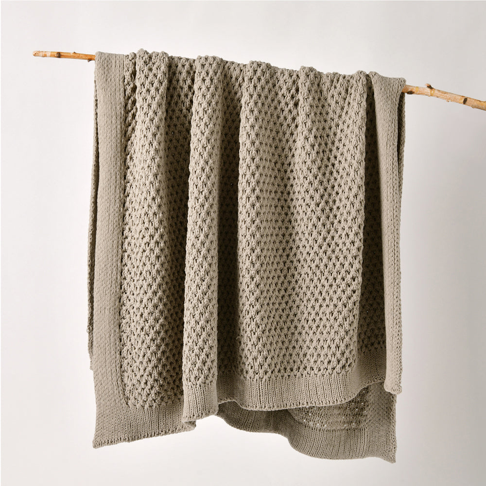 Bianca Sofala Taupe Throw | My Linen