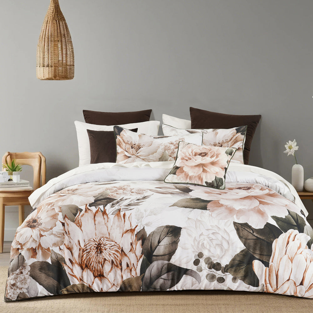 Bianca Somerset White Quilt Cover Set | My Linen