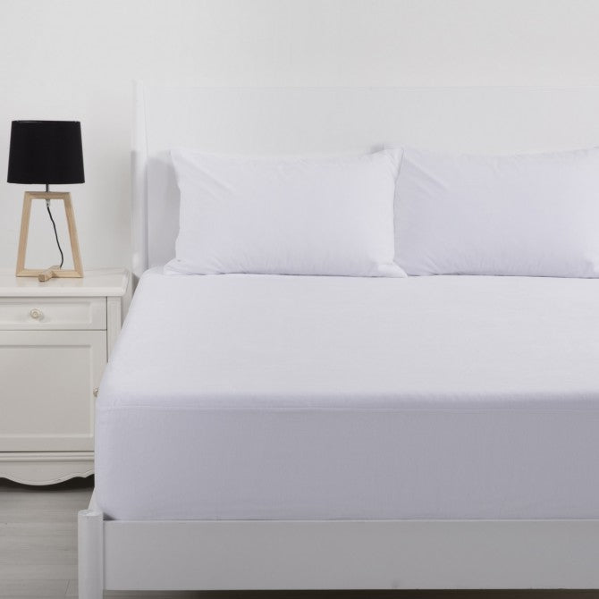 Velour Touch Deluxe Waterproof Cotton Mattress Protector | Single Bed