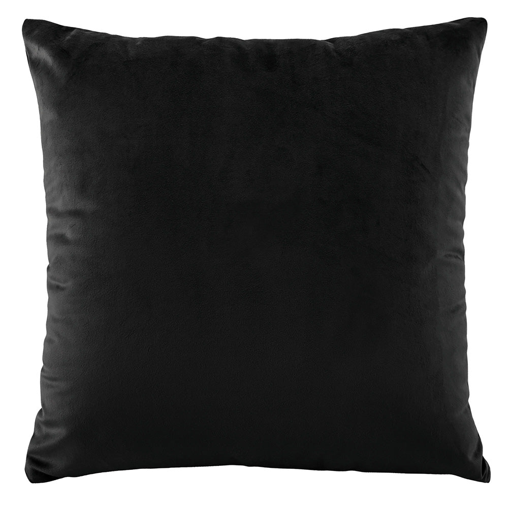 Vivid Black Velvet European Pillowcase