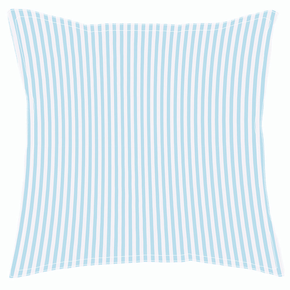 Lille Stripe Duck Egg European Pillowcase