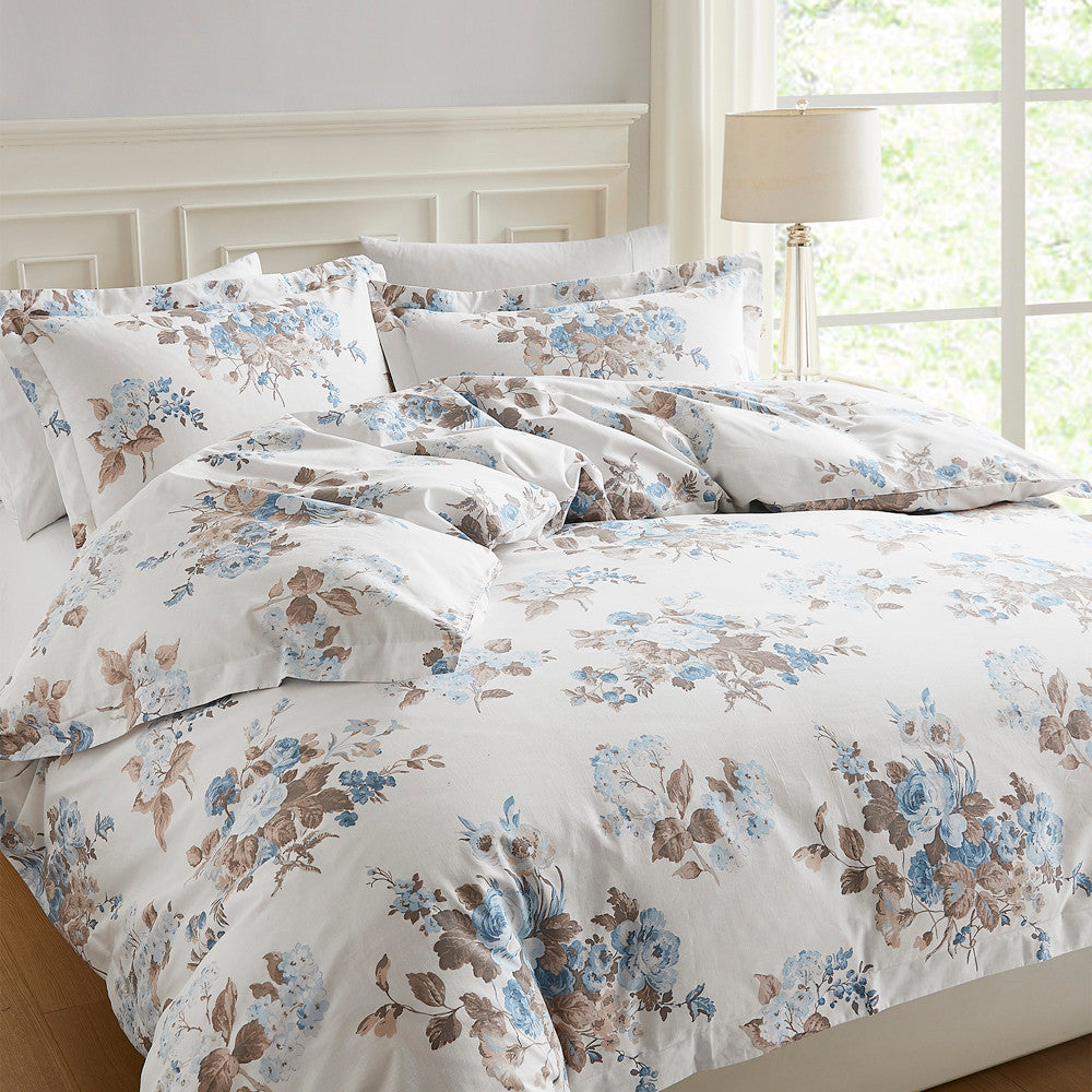 Rosemore Truffle Quilt Cover Set | Queen Bed