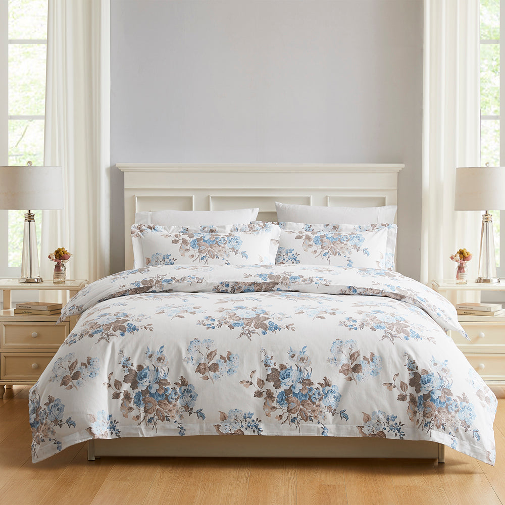 Rosemore Truffle Quilt Cover Set | Double Bed