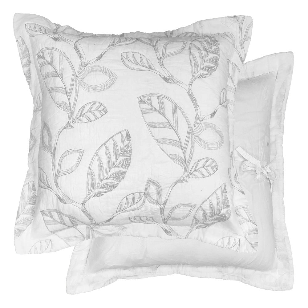 Botanical Leaves European Pillowcase