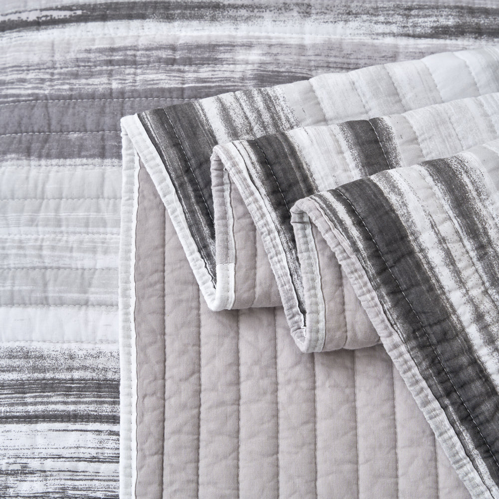 Classic Quilts Grey Innovations Coverlet Set Detail | My Linen