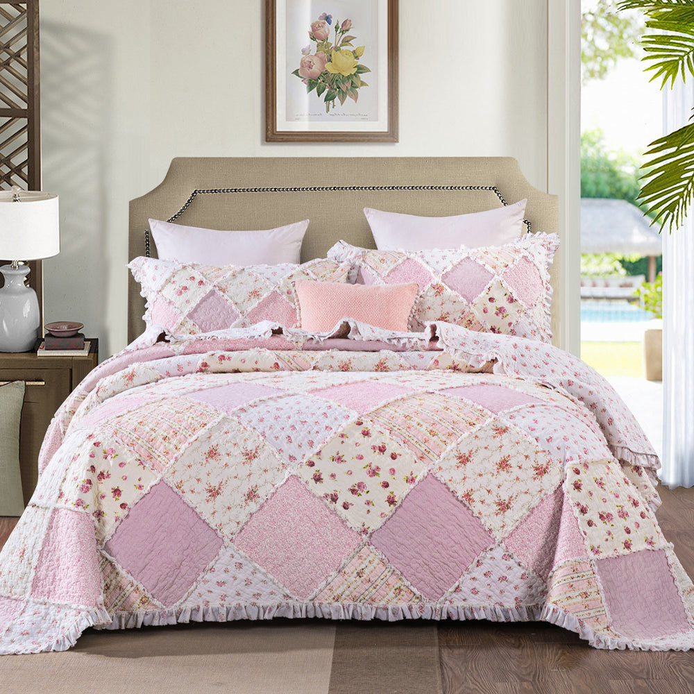 Sarah Rose Coverlet Set | King Single Bed