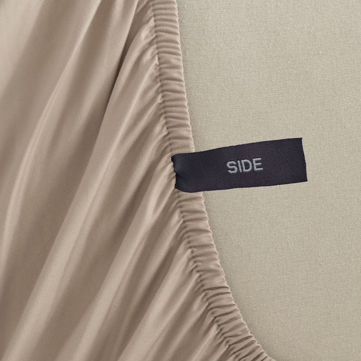 Casey Cotton Fitted Sheet & Pillowcase Combo 400TC Linen | Super King Bed 60cm