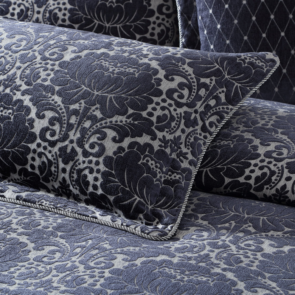 Davinci Esmeralda Ink Quilt Cover Set Detail | My Linen