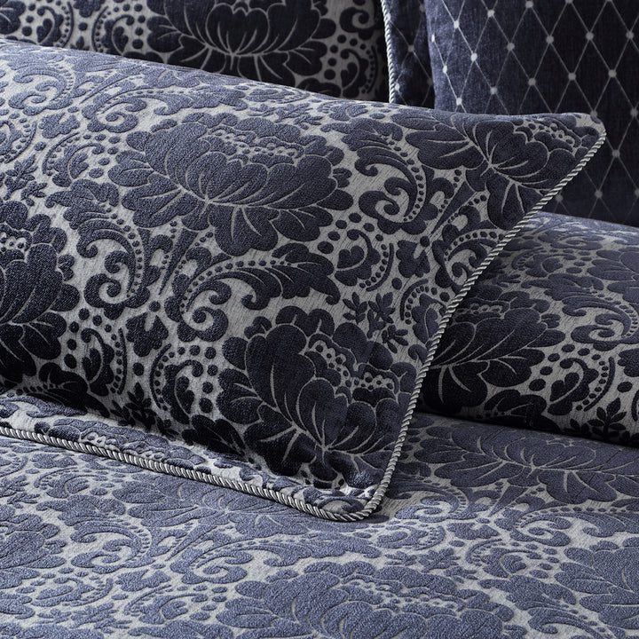 Davinci Esmeralda Ink Quilt Cover Set Detail | My Linen