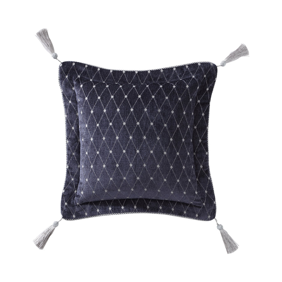 Davinci Esmeralda Ink Square Filled Cushion | My Linen