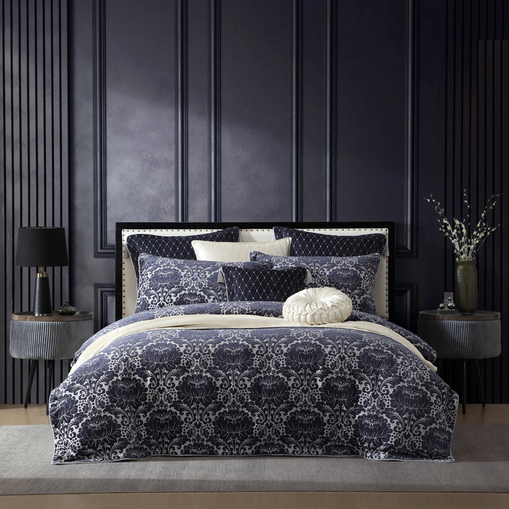 Davinci Esmeralda Ink Quilt Cover Set | My Linen