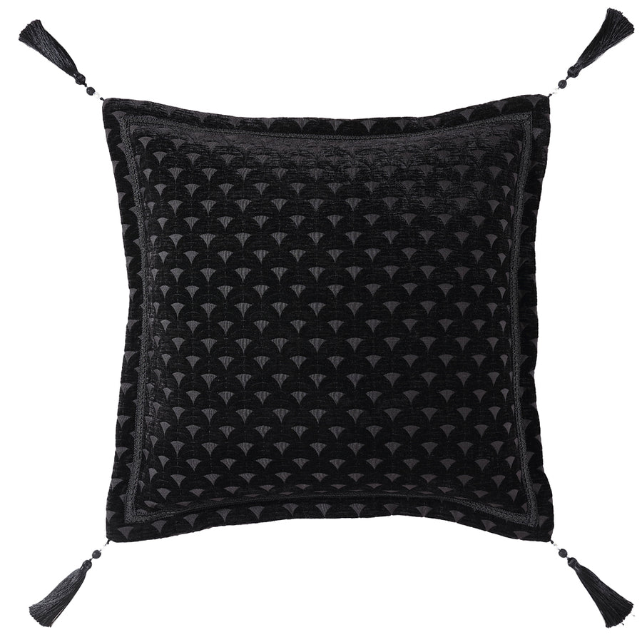 Davinci Imperial Black European Pillowcase | My Linen