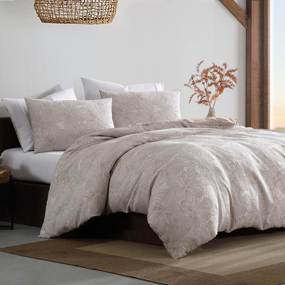 Ardor Boudoir Avena Almond Quilt Cover Set | My Linen