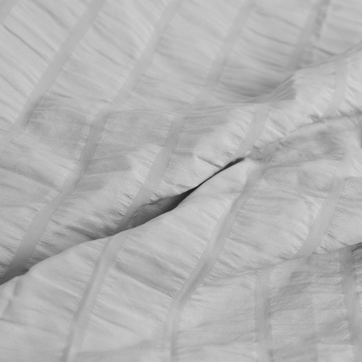 Ardor Boudoir Byron Silver Quilt Cover Set Detail | My Linen