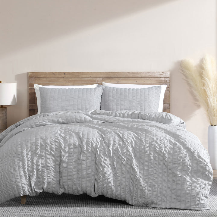 Ardor Boudoir Byron Silver Quilt Cover Set | My Linen