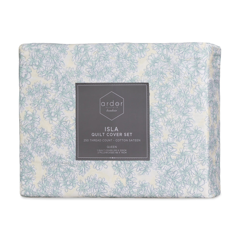 Ardor Boudoir Isla Quilt Cover Set Packaged | My Linen
