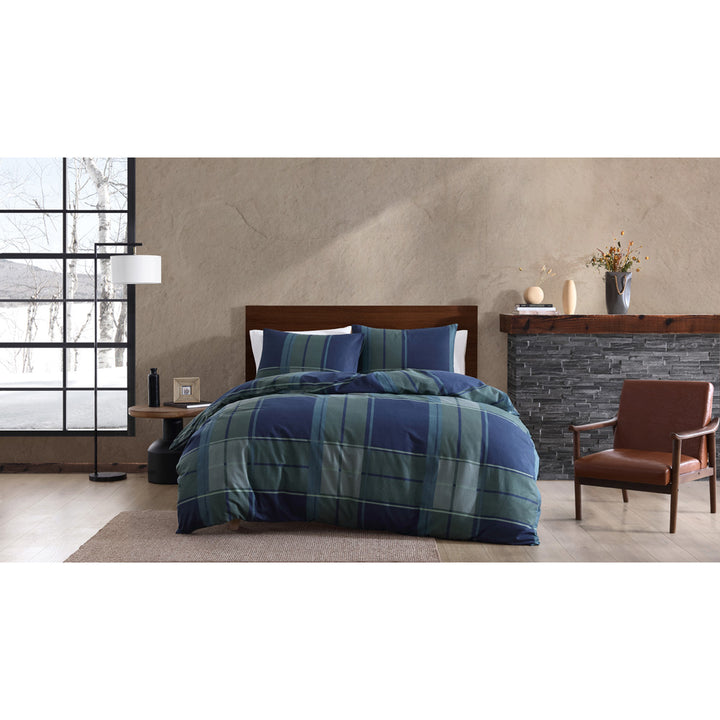 Ardor Boudoir Sommers Dark Khaki Flannelette Quilt Cover Set Lifestyle| My Linen
