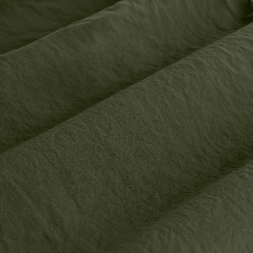 Ardor Boudoir Vintage Washed Khaki Quilt Cover Set Detail | My Linen