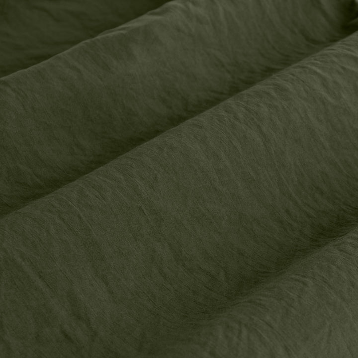 Ardor Boudoir Vintage Washed Khaki Quilt Cover Set Detail | My Linen