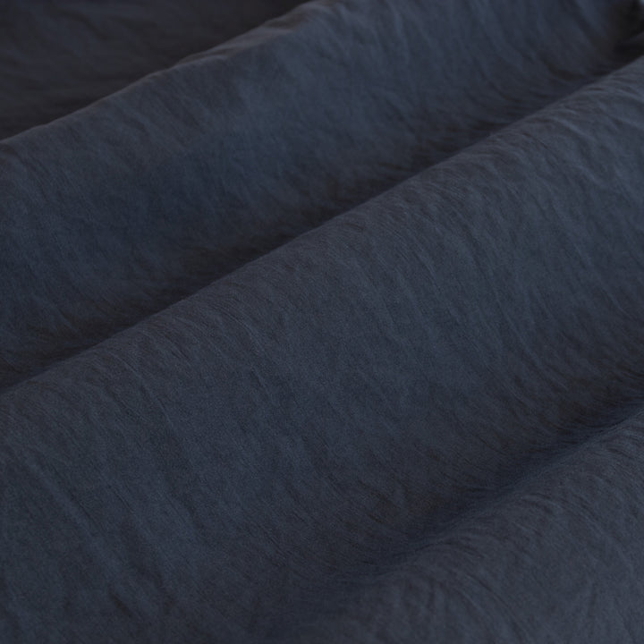 Ardor Boudoir Vintage Washed Navy Quilt Cover Set Detail | My Linen