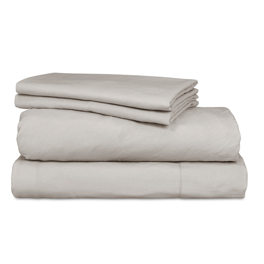 Ardor Boudoir Vintage Washed Grey Sheet Set | My Linen