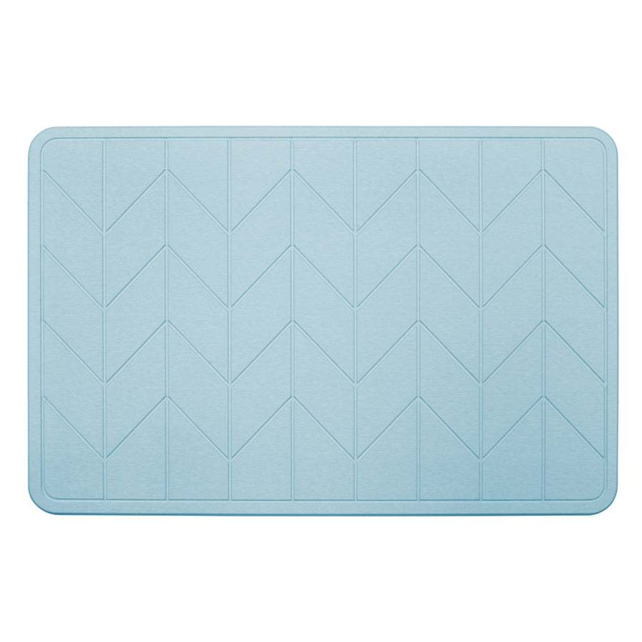 Algodon Dri Bath Stone Mist Bath Mat | My Linen