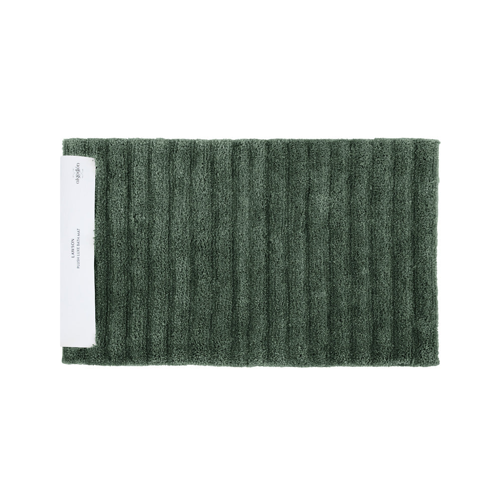 Algodon Lawson Plush Thyme Bath Mat | My Linen