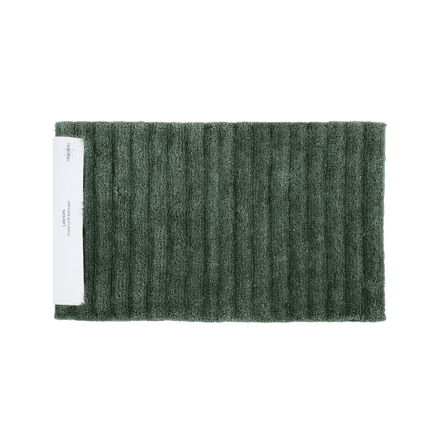 Algodon Lawson Plush Thyme Bath Mat | My Linen