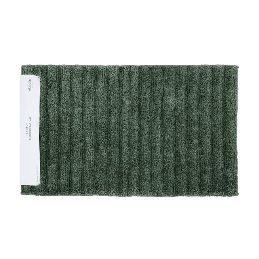Algodon Lawson Plush Thyme Bath Runner | My Linen