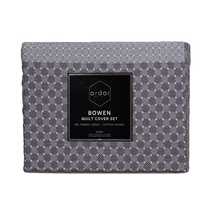 Ardor Bowen Quilt Cover Set Packaged | My Linen