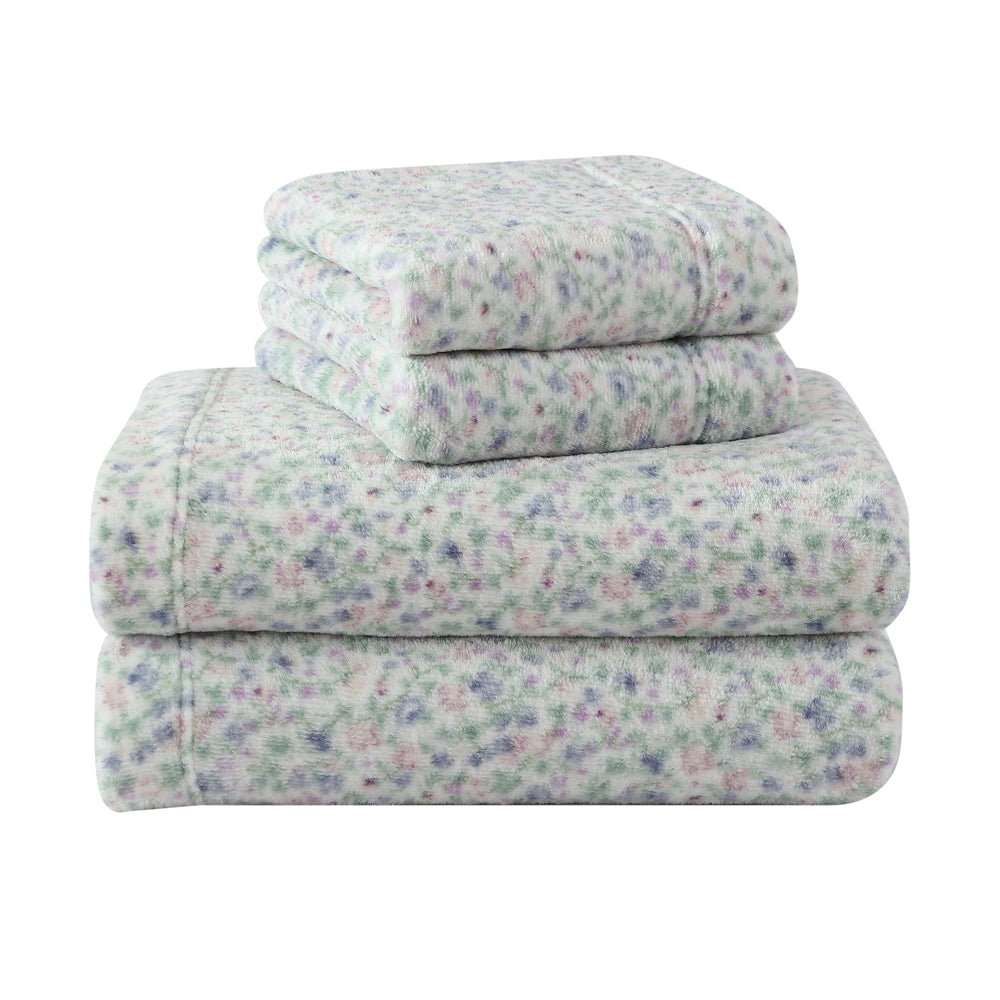 Ardor Elsie Mink Heather Sheet Set Stack | My Linen