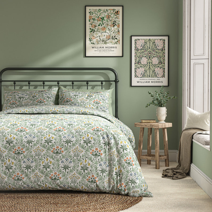 William Morris Celadine Quilt Cover Set | My Linen
