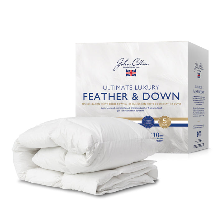 Ultimate Luxury Hungarian 90/10 Goose Down & Feather Quilt / Doona | Queen Bed