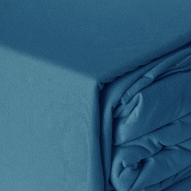 Micro Flannel Steel Blue Sheet Set | Queen Bed