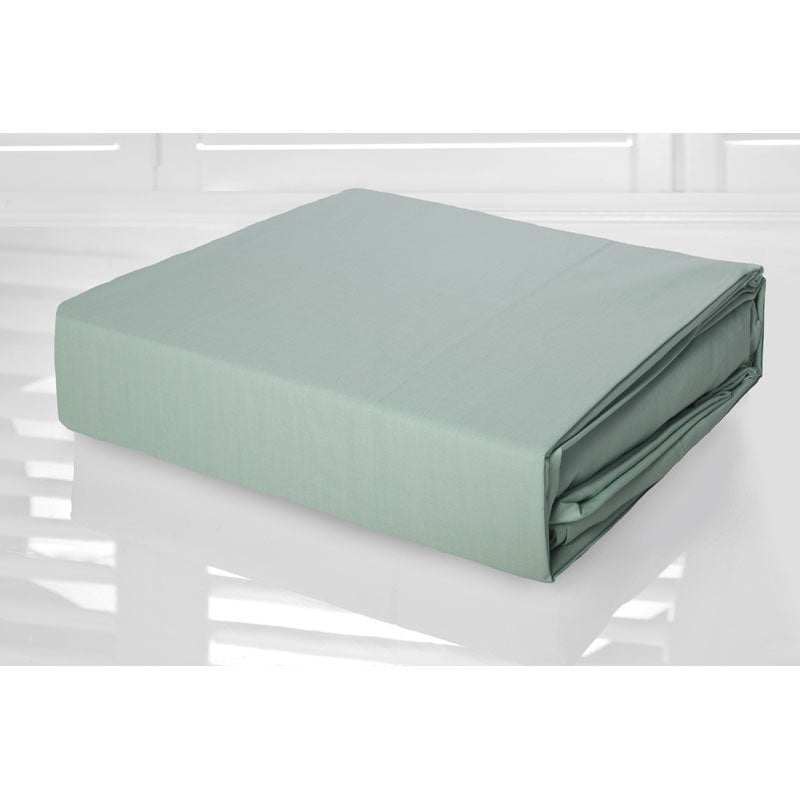 Frost Green Sheet Set 225TC Easy Care Percale | King Bed