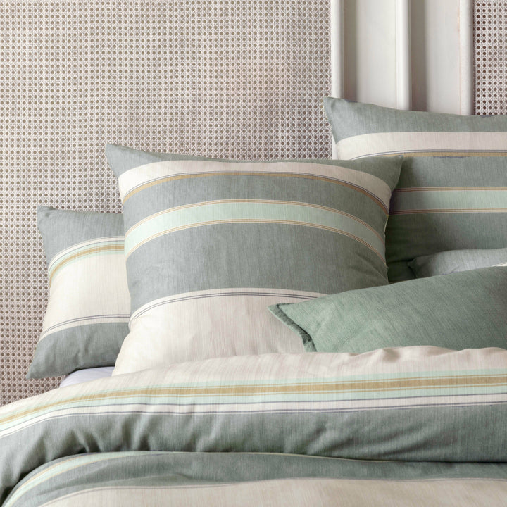 Brooks Green European Pillowcase