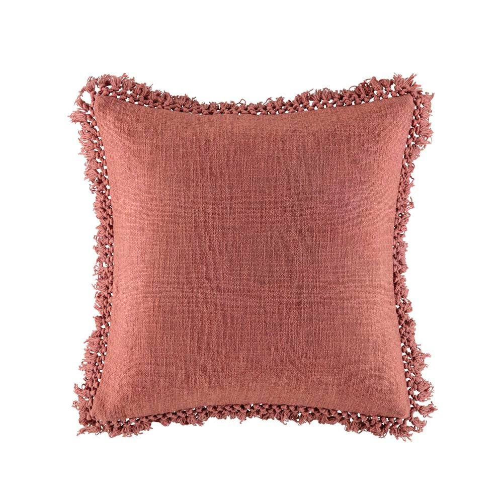 Leonie Rust Square Filled Cushion
