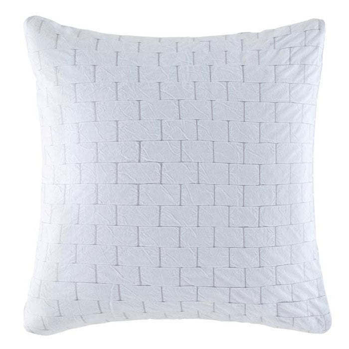 Fletcher White European Pillowcase