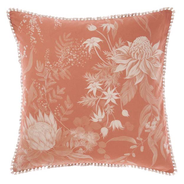 Acacia Garden Navy European Pillowcase