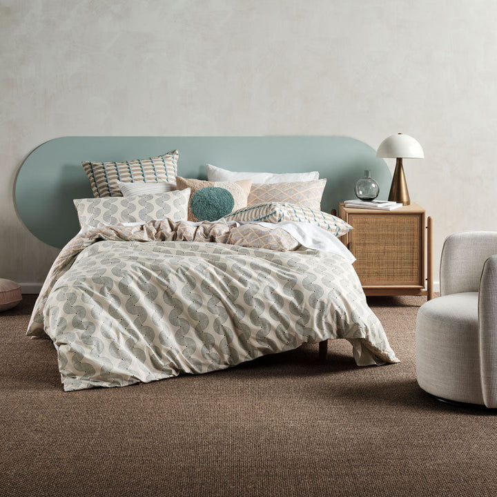 Aida Sky Quilt Cover Set | Double Bed
