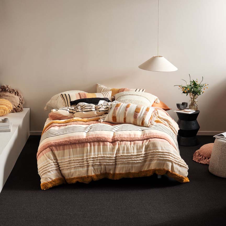 Briony Brandy Quilt Cover Set | Super King