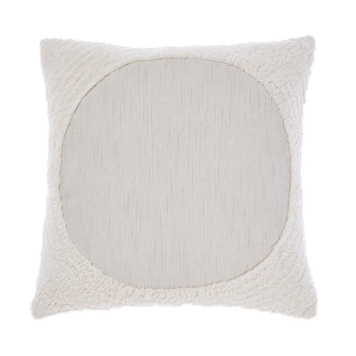 Circuit Black Square Filled Cushion