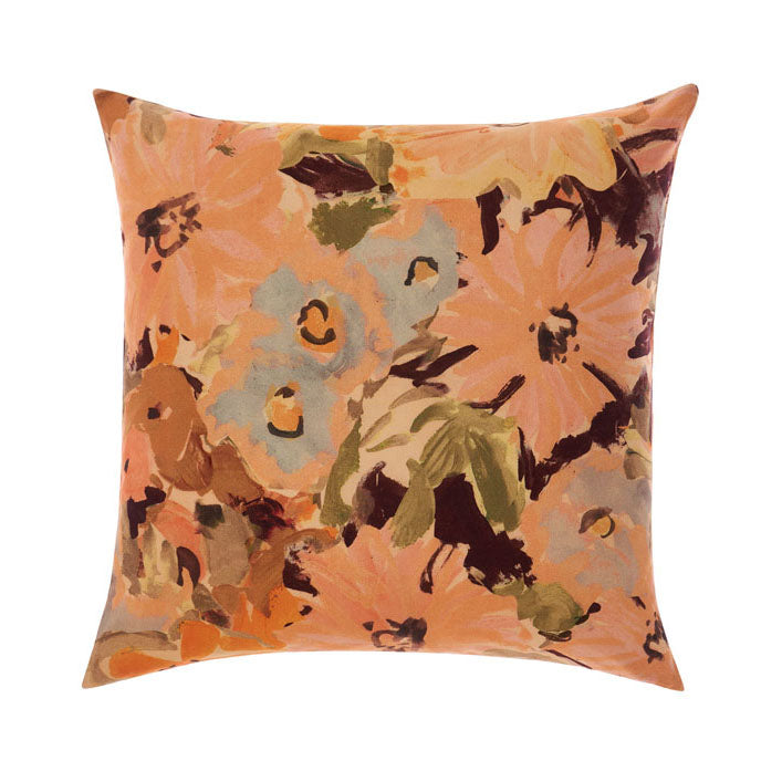 Fergie Peony Printed Square Filled Cushion