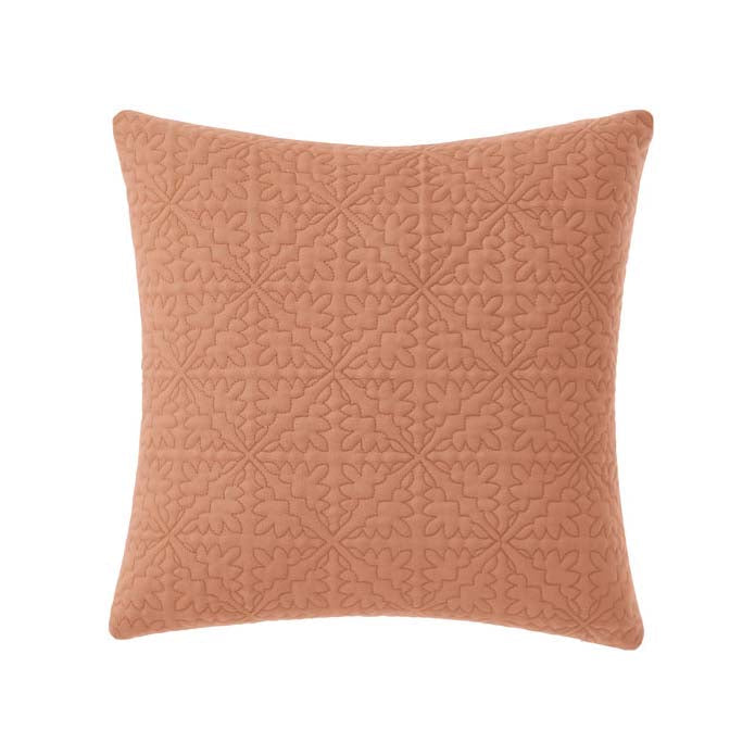 Isadora Brandy Square Filled Cushion