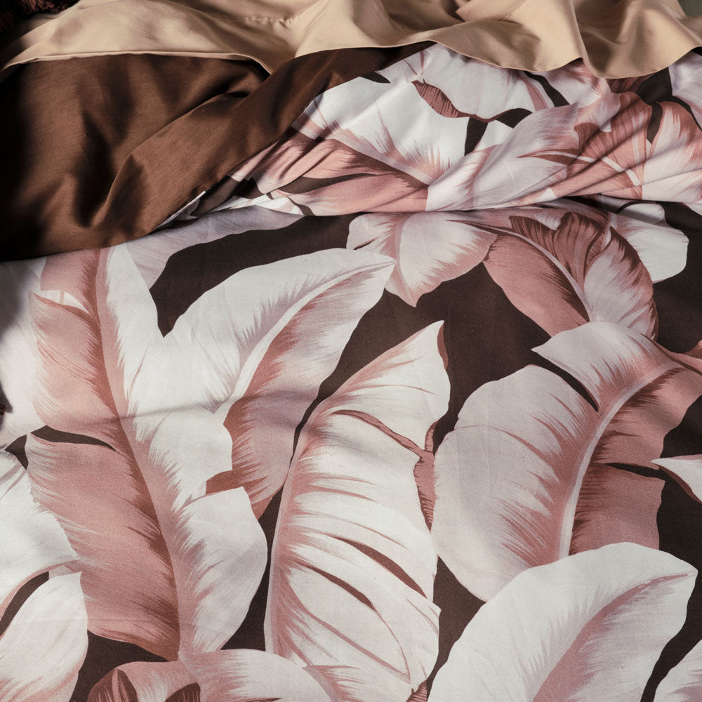 Kalena Cinnamon Quilt Cover Set | Super King