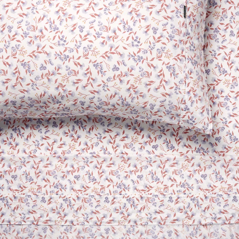 Matilda Peach Sheet Set | Single Bed