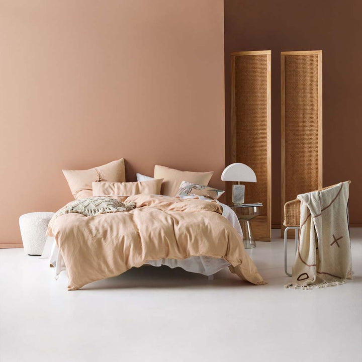 Nimes Nude Quilt Cover Set | Super King