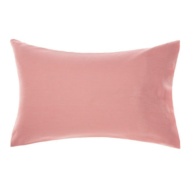 Nimes Rosette Linen Standard Pillowcase