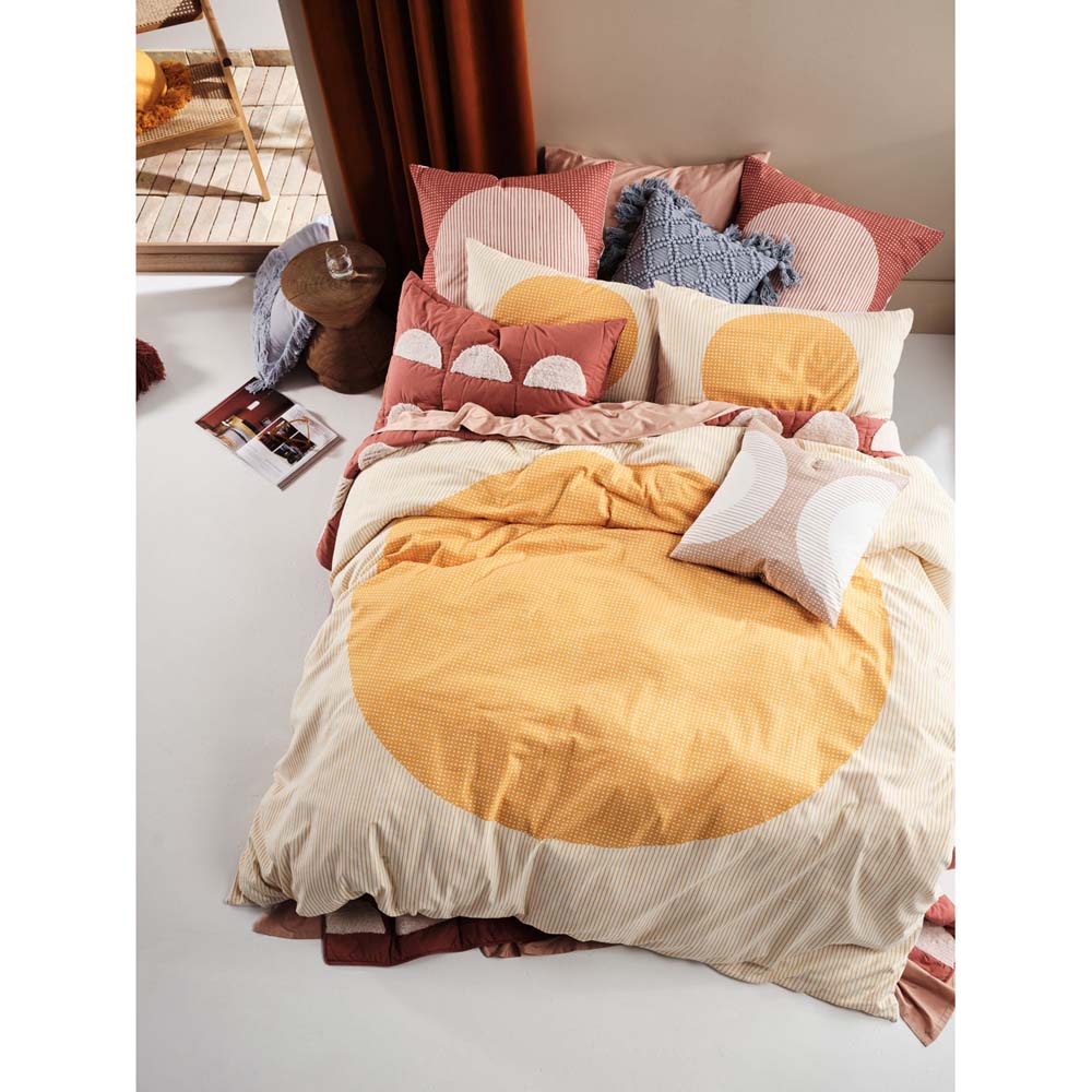 Solar Marigold Quilt Cover Set | Super King