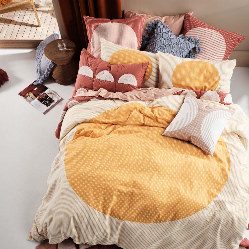 Solar Marigold Quilt Cover Set | Super King